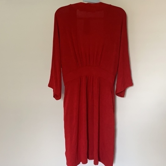 YALA Bamboo Sweater Robe Red S/M New! - Picture 5 of 10